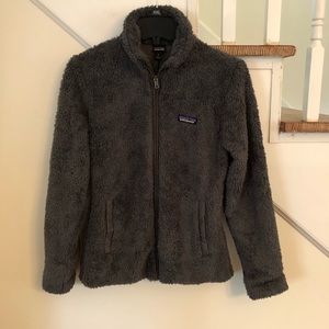Patagonia fuzzy zip up jacket